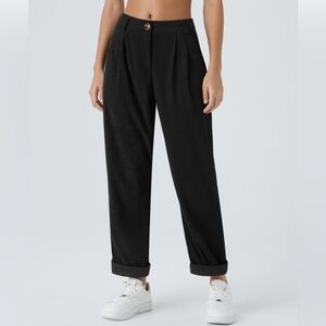 Halara Women's Black Corduroy Pants